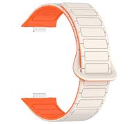 EKSIL Bucle magnético para Huawei Watch Fit 3 Correa Accesorios NUEVO Correa de repuesto de silicona Correa Pulsera para Huawei Watch fit3 Bandas de reloj(Orange black)