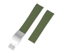 EKSIL Correa de reloj de goma de 19 mm y 21 mm, para Hydroconquest L3.742 642 Series Watch Correa deportiva de repuesto, 21mm, Ágata