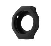 EKSIL Correa de silicona para Huawei Watch GT5 Pro 46mm correa de reloj inteligente funda protectora(Black Case)