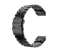 EKSIL Para Huawei GT5 correa de reloj 4pro correa de reloj de acero inoxidable Explore Iron-Man Metal 20mm 22mm correa de reloj Universal(Black buckle,20mm)