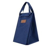 EKsma Bolsa térmica for adultos - Lonchera impermeable con aislamiento térmico, accesorio práctico | Con cremallera y asa ergonómica, con compartimento(Navy Blue)