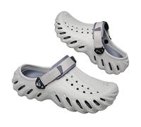 EKsma Sandalias casuales de suela gruesa for hombre, for cocina, exterior, playa, patio, piscina, ducha, verano(Gray,EU 43)