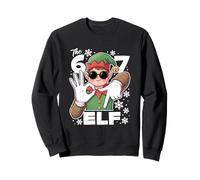 El 6 7 Elfo Funny Six Seven Christmas Holiday Character 67 Sudadera