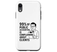 El 99% de la contabilidad pública se queja de Funny CPA Carcasa para iPhone XR