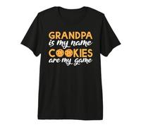 El Abuelo es mi Nombre Las Galletas Son mi Juego Cookie Grandpa Camiseta Premium