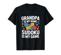 El abuelo es mi nombre Sudoku es mi juego Camiseta