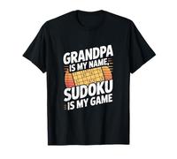 El abuelo es mi nombre Sudoku es mi juego Camiseta
