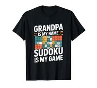 El Abuelo es mi Nombre Sudoku es mi Juego Camiseta gráfica económica