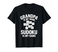 El Abuelo es mi Nombre Sudoku es mi Juego Camiseta gráfica económica