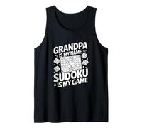 El abuelo es mi nombre Sudoku es mi juego Camiseta sin Mangas