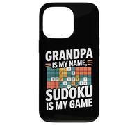 El Abuelo es mi Nombre Sudoku es mi Juego Carcasa para iPhone 13 Pro