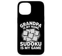 El abuelo es mi nombre Sudoku es mi juego Carcasa para iPhone 15