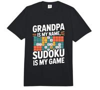 El Abuelo es mi Nombre Sudoku es mi Juego Comfort Colors Adult Heavyweight T-Shirt