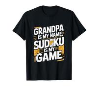 El abuelo es mi nombre Sudoku es mi juego divertido Camiseta