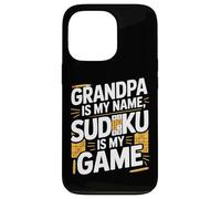 El abuelo es mi nombre Sudoku es mi juego divertido Carcasa para iPhone 13 Pro