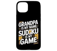 El abuelo es mi nombre Sudoku es mi juego divertido Carcasa para iPhone 15 Plus