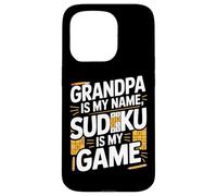 El abuelo es mi nombre Sudoku es mi juego divertido Carcasa para iPhone 15 Pro
