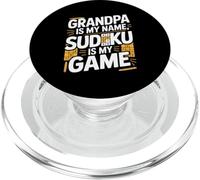 El abuelo es mi nombre Sudoku es mi juego divertido PopSockets PopGrip para MagSafe