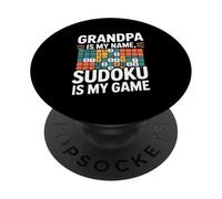El Abuelo es mi Nombre Sudoku es mi Juego PopSockets PopGrip Adhesivo