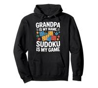 El abuelo es mi nombre Sudoku es mi juego Sudadera con Capucha