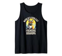 El Abuelo francés más Genial del Mundo Bulldog francés Granddog Camiseta sin Mangas