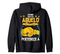 El Abuelo Mas Chingon Spanish Fathers Day Mexican Grandpa A Sudadera con Capucha