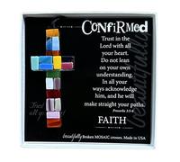 El abuelo Regalo hecho a mano mosaico confirmación Cruz