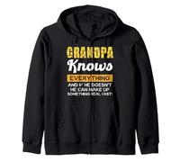 El abuelo sabe todo el día del padre Sudadera con Capucha