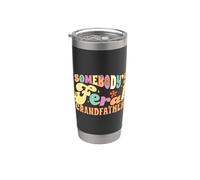 El abuelo salvaje de alguien, la familia divertida, el abuelo Groovy Vaso térmico de acero inoxidable de doble pared