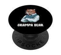 El Abuelo Y Su Nieto Se Dan Un Fuerte Abrazo. El Amor del PopSockets PopGrip Adhesivo