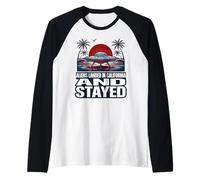 El accidente OVNI aterriza la Playa de California Camiseta Manga Raglan