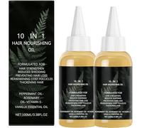 El Aceite Capilar 10 en 1 con Romero y Menta Orgánicos fortalece y repara el cabello, nutre y repara profundamente el cabello fino o debilitado, e hidrata el cuero cabelludo.