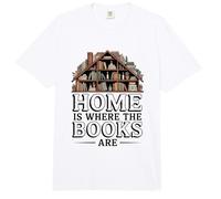 El Acogedor hogar de la Biblioteca es Donde se cotizan los Libros Comfort Colors Adult Heavyweight T-Shirt