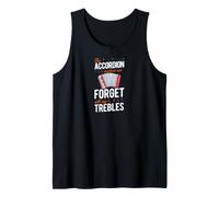El acordeón me Hace Olvidar Todos mis Agudos Camiseta sin Mangas