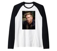 El Actor de Calor Val Kilmer Top Gun de Michael Grecco Camiseta Manga Raglan