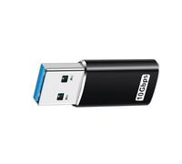 El adaptador de 10 Gbps tipo C a USB 3.2 permite una rápida transferencia de datos y suministro de energía con convertidor de carga rápida de diseño de aluminio