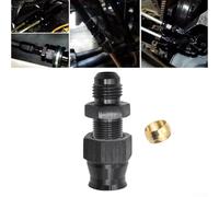 El adaptador de ajuste de línea de combustible convierte líneas duras de fábrica a macho AN con sello de ángulo de 37 grados para un rendimiento resistente a fugas en vehículos (AN6-3/8)