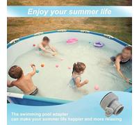 El adaptador de manguera de bombas de piscina Intex convierte de 1 25 a 1 5 pulgadas para mejores tasas de flujo