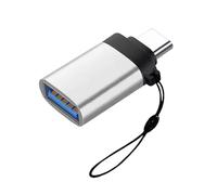 El adaptador hembra tipo C a USB 3.0 permite la conexión directa con teclados de unidad externa y carga para dispositivos móviles, adaptador USB OTG de alta velocidad