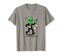 El Adicto al café Marciano Roswell Alien Camiseta