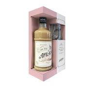 El Afilador - Crema de Licor con Orujo - Botella 700 ml + Vaso de Regalo - Textura cremosa y suave - 16% vol - Ideal para Regalo
