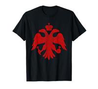 El Águila Bicéfala Bizantina - Emblema Heráldico - Vintage Camiseta