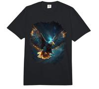 El águila majestuosa en el Cielo Estrellado Comfort Colors Adult Heavyweight T-Shirt
