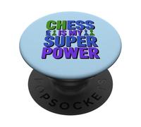 EL AJEDREZ Divertido ES MI Super PopSockets PopGrip Adhesivo