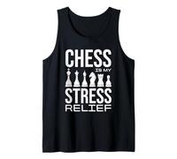 El ajedrez es mi estrategia para aliviar el estrés Camiseta sin Mangas