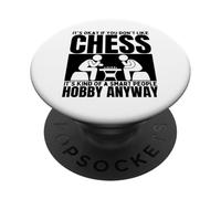 El ajedrez es para Gente Inteligente Jugador de ajedrez Ajed PopSockets PopGrip Adhesivo