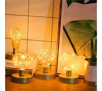 El alambre de cobre forjado puede enviar a los mejores amigos cumpleaños, Navidad, Acción de Gracias, dormitorio, decoración de mesita de noche (diamante USB)