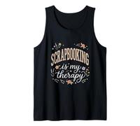 El álbum de Recortes es mi Terapia Floral Bohemio Camiseta sin Mangas