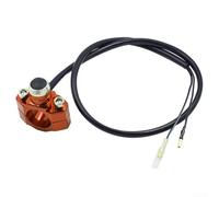 El alcance adecuado del cable de 25 pulgadas en el interruptor del manillar de motocicleta de 78 pulgadas garantiza opciones de configuración flexibles (naranja)