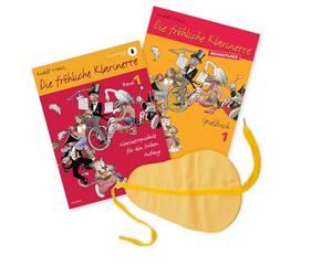 El alegre clarinete 1 + libro de jugadas con audio online - Escuela de clarinete para el comienzo temprano de Rudolf Mauz - Volumen 1 - ISBN 9783795798949 9783795747688+ Soundman® Clarinete